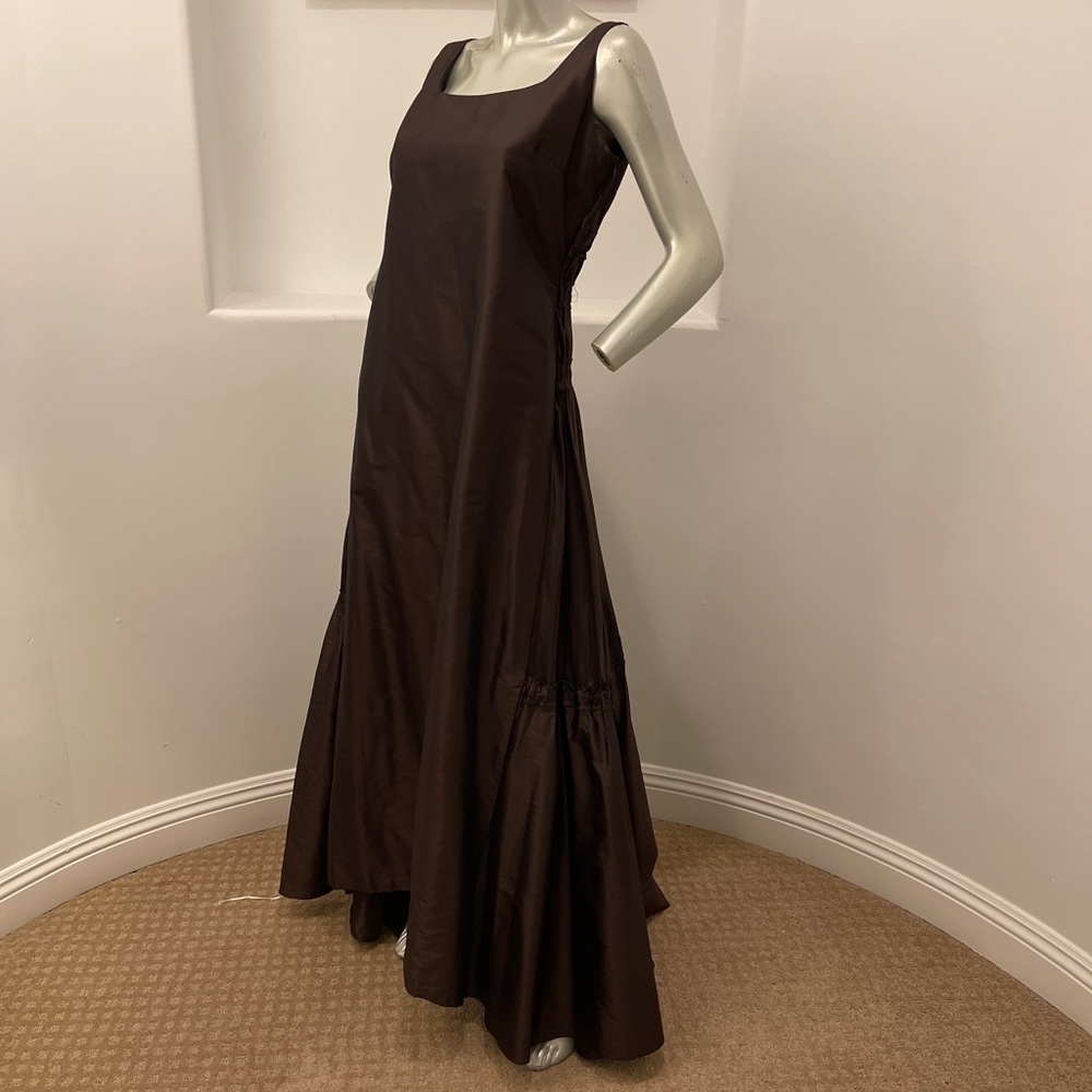 Rene Lezard Brown Maxi Dress